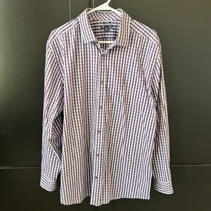 *3 FOR $13* Gap Violet Plaid Button Down Shirt